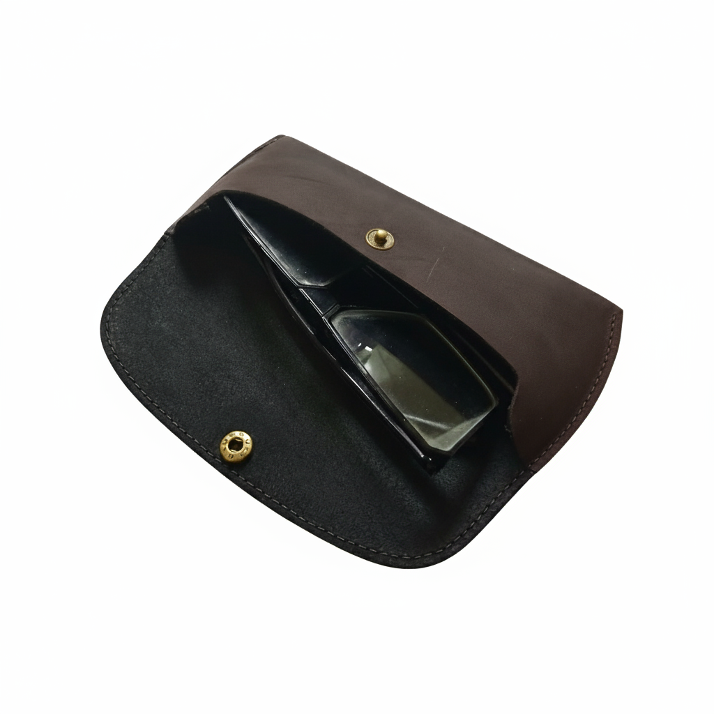 Choco Leather Eyewear Case - Optical Cover