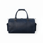 Navy Leather Duffel Bag – Premium Men’s Travel & Gym Holdall