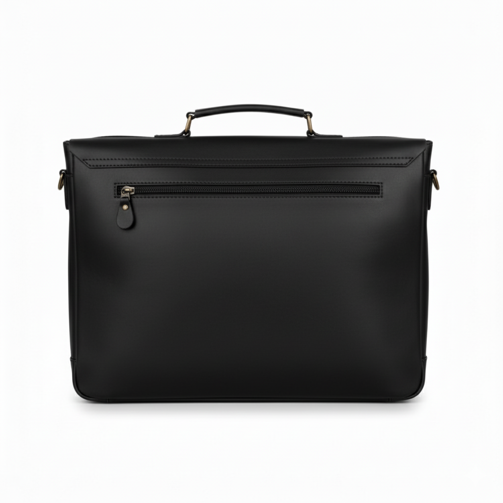 Black Leather Messenger Bag 14 "15" & 16" Laptop Bag Matt Oil Pull-Up Cow Leather