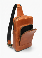 Chestnut Leather Sling Bag