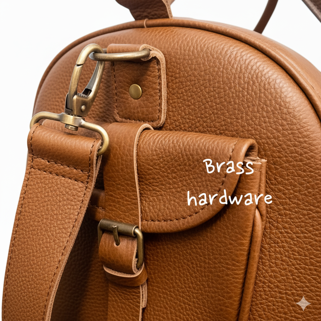 Softy Tan Leather Duffel Bag Travel & Weekender Bag