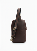 Choco Leather Sling Bag