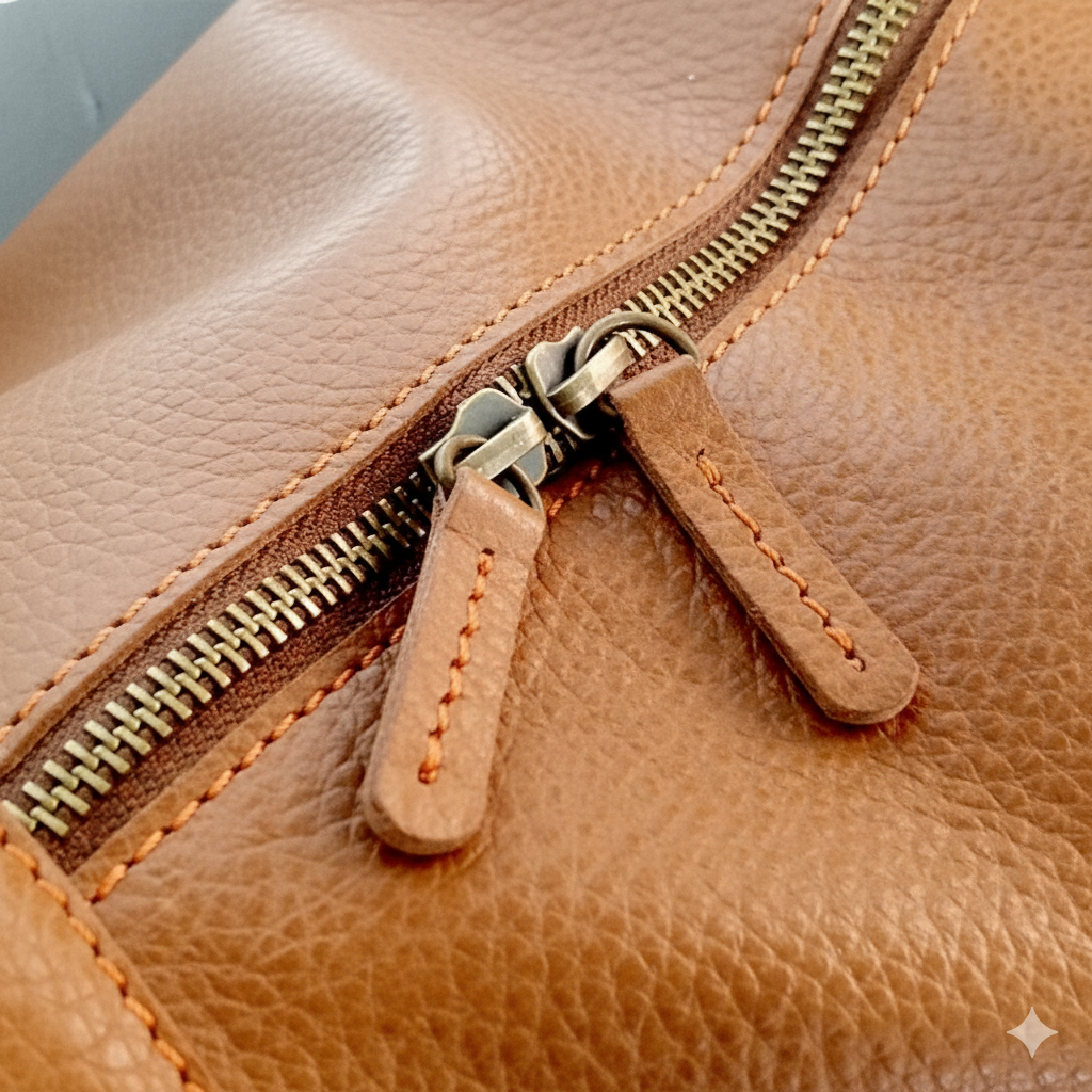 Softy Tan Leather Duffel Bag Travel & Weekender Bag