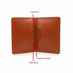 Tan Leather Passport Cover