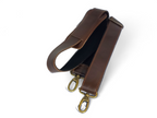 Premium Pebble Grain Leather Duffel Bag Travel & Weekender Bag -Brown