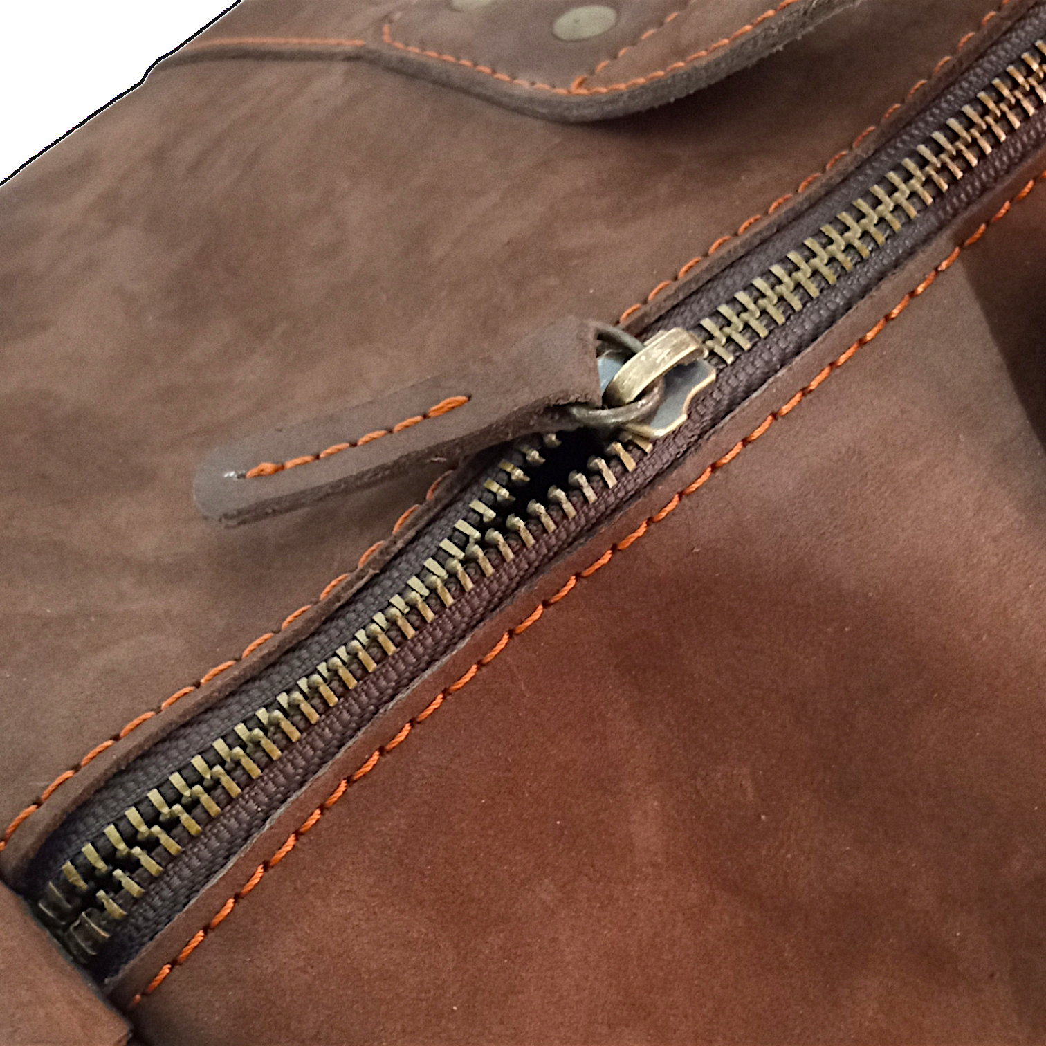 Dark Brown Crazy Horse Leather Duffel Bag Premium Travel & Gym Holdall with Shoe Compartment