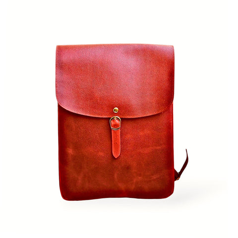 Red Wine Backpack for Girls - College Bag