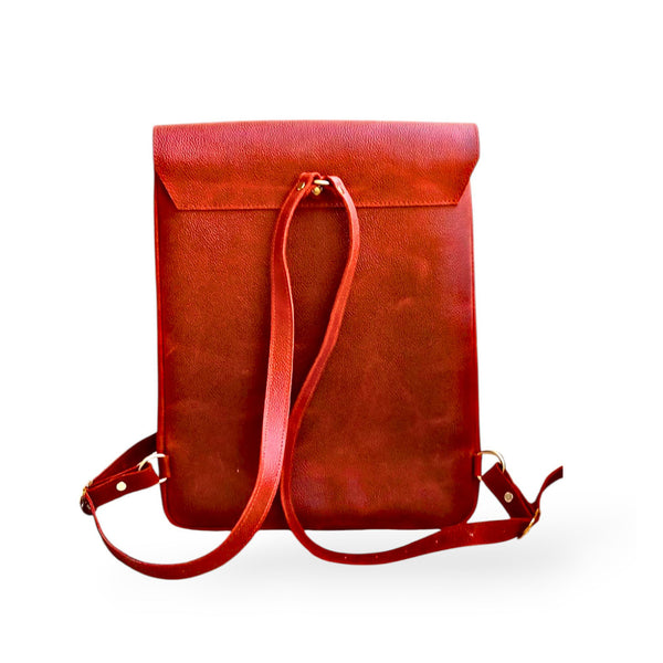 Red Wine Backpack for Girls - College Bag