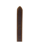 Dark Brown Leather Casual Belt - Double Stitched 40mm Wide