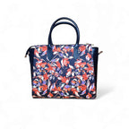 Women Luxurious Printed Canvas & Leather Tote