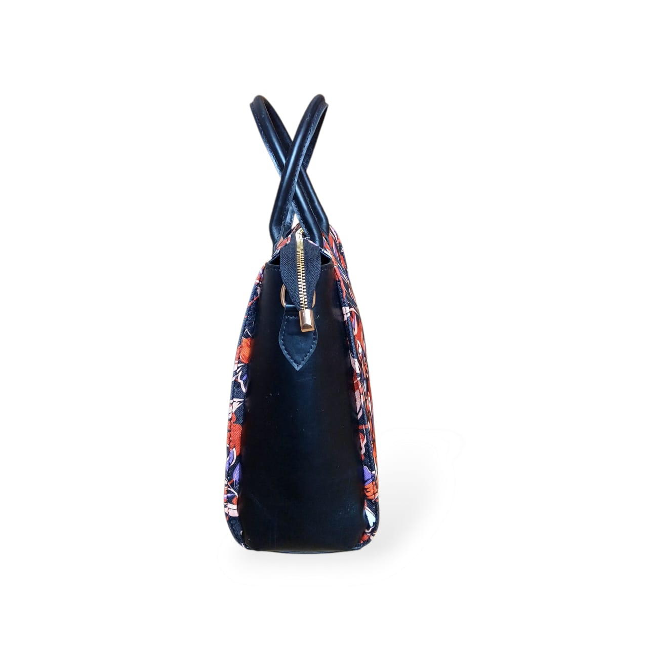 Women Luxurious Printed Canvas & Leather Tote