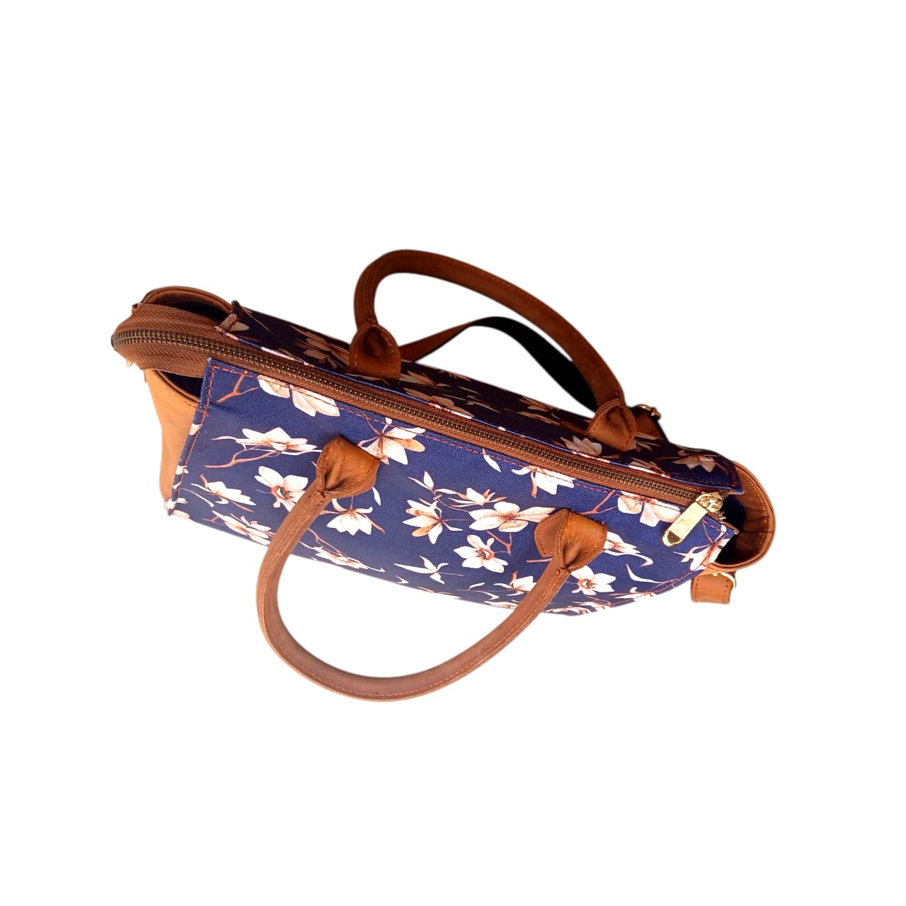 Women Luxurious Printed Canvas & Leather Tote