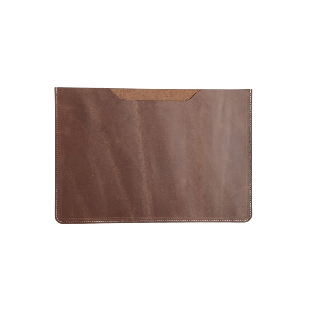Brown Full-Grain Leather Sleeve for MacBook Air/Pro 13 & iPad 13