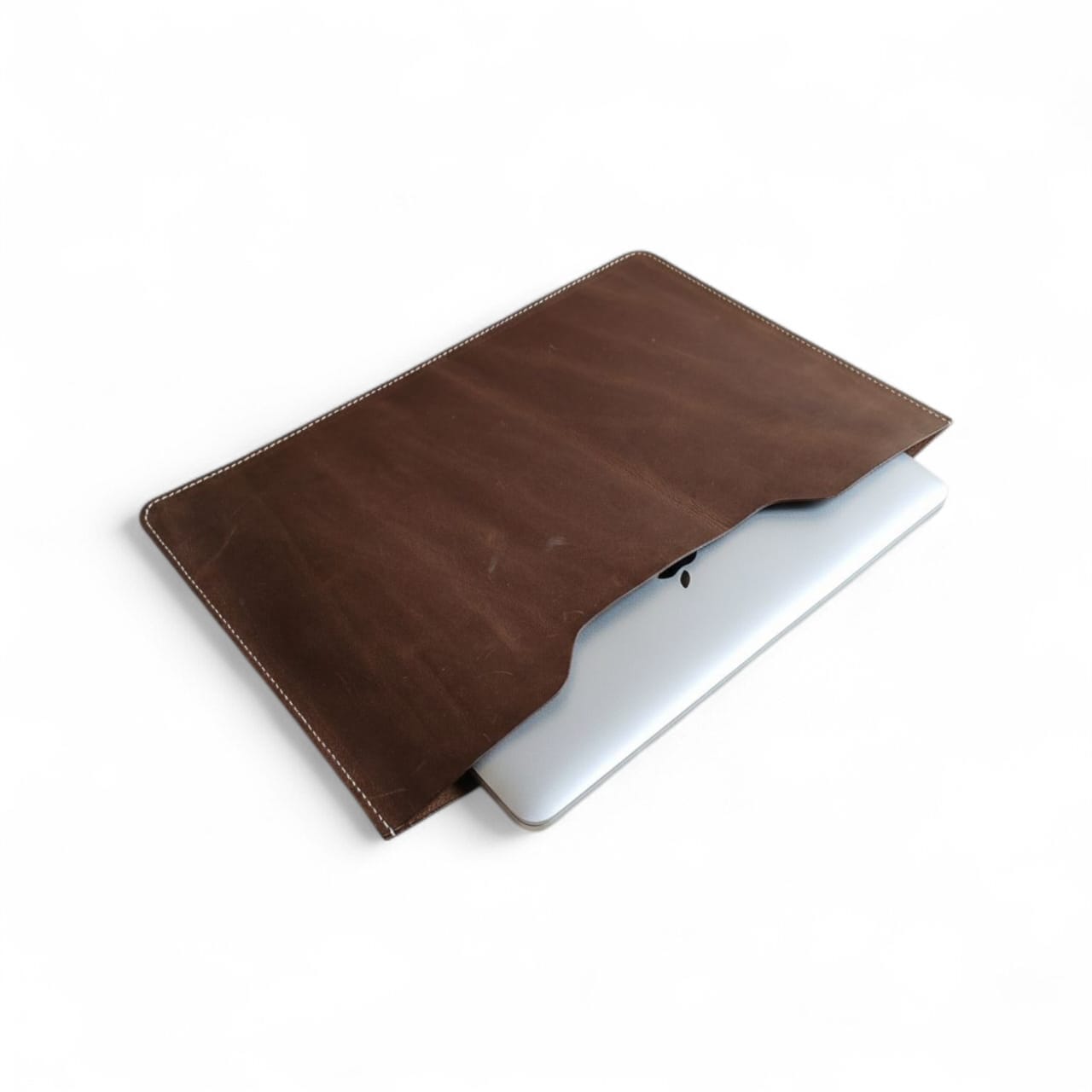 Brown Full-Grain Leather Sleeve for MacBook Air/Pro 13 & iPad 13