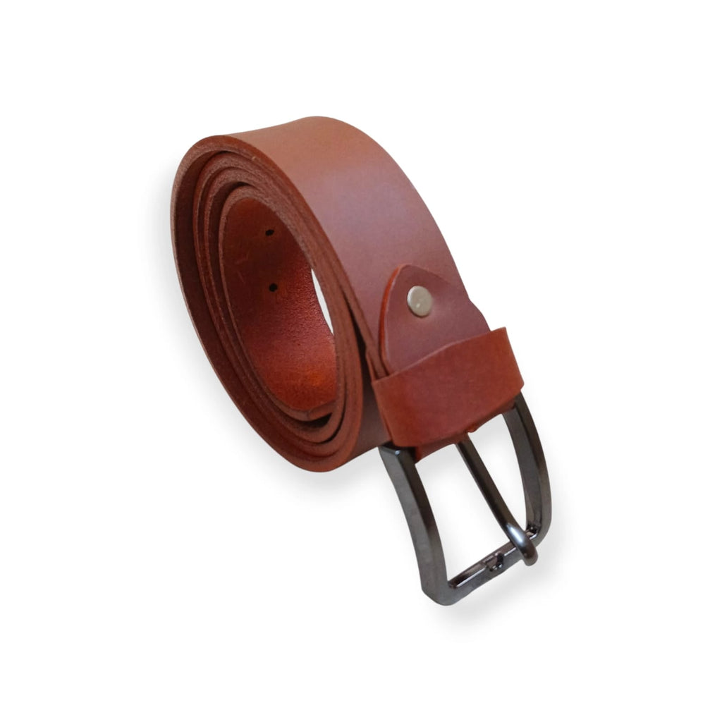 Office wear formal belt Tan leather