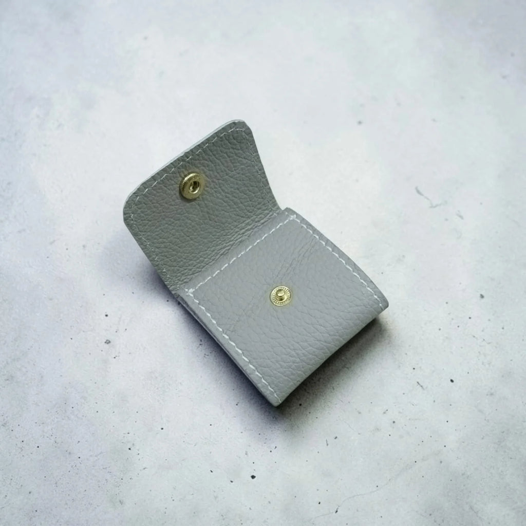 Real Leather Mini Jewelry Organizer |Foldable Leather Jewellery Pouch