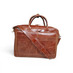 15-Inch Dark Brown premium Leather Laptop Bag