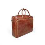 15-Inch Dark Brown premium Leather Laptop Bag
