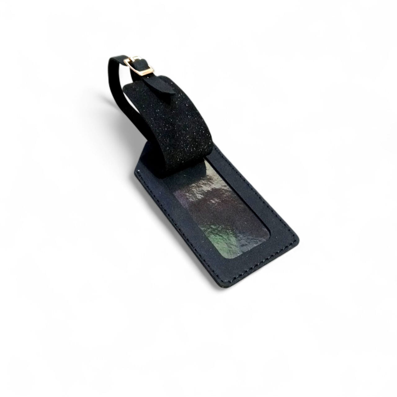Handmade Leather Passport Cover & Luggage Tag Gift Set- Black