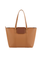 Camel Brown Leather Handbag for Women