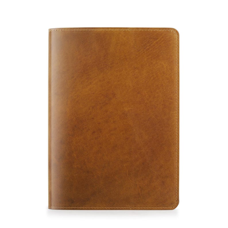 Mustard Leather Notebook Diary Cover