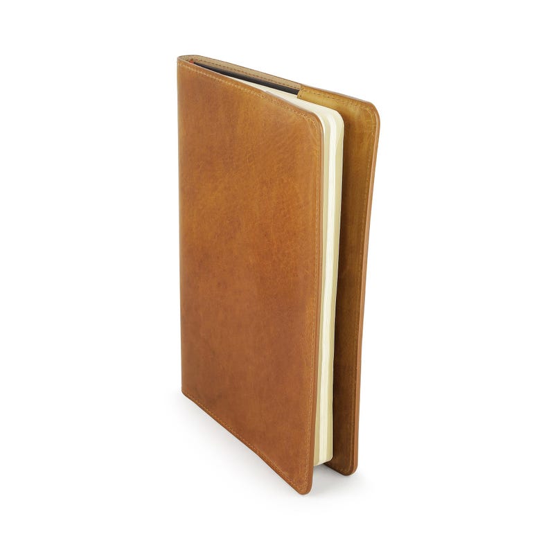 Mustard Leather Notebook Diary Cover