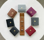 Foldable Leather Jewellery Pouch 
