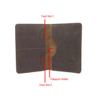 Chocolate Leather Passport Cover