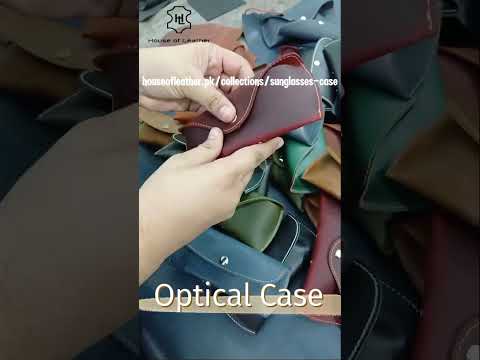 Tan Leather Glasses Case |Eyewear Case |Optical Cover