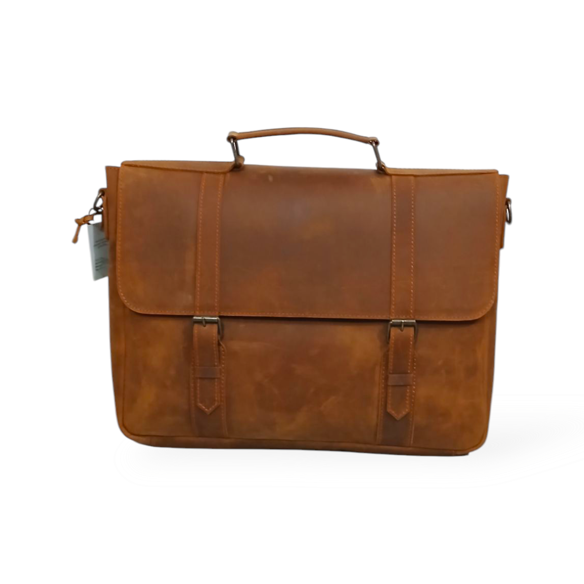 Men's Messenger Bag 15.6" Leather Briefcase