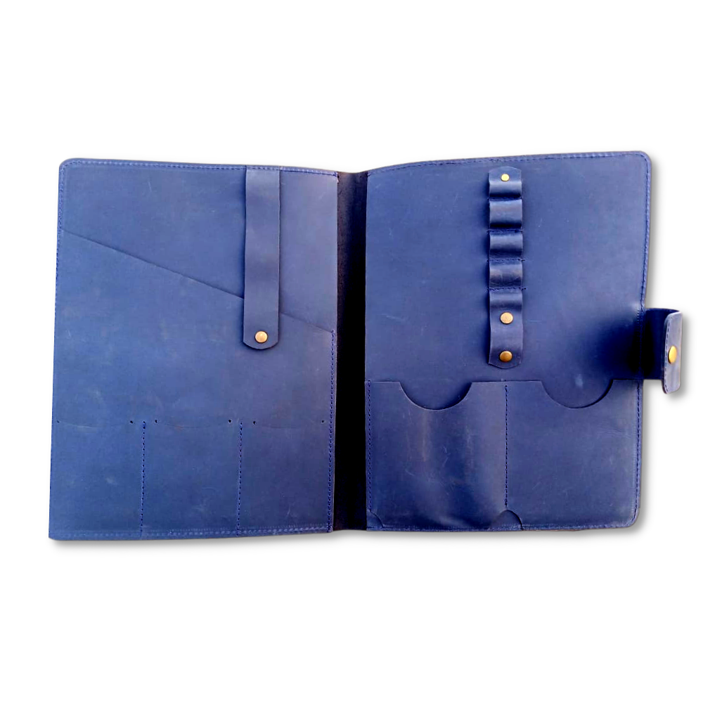 Premium oil pull-up cow leather iPad sleeve