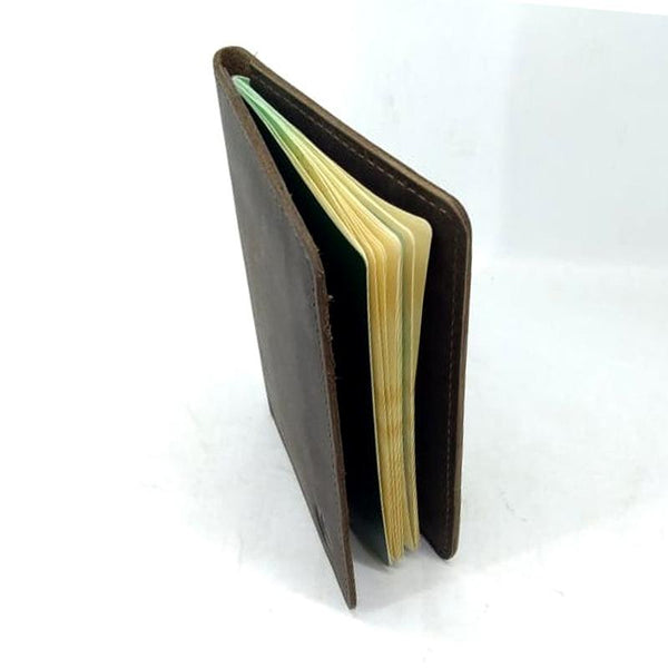 Chocolate Leather Passport Cover